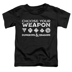 Dungeons And Dragons - Toddlers Choose Your Weapon T-Shirt