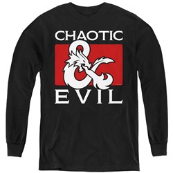 Dungeons And Dragons - Youth Chaotic Evil Long Sleeve T-Shirt