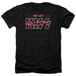 Kiss - Mens One Last Kiss Heather T-Shirt