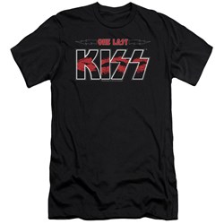 Kiss - Mens One Last Kiss Slim Fit T-Shirt