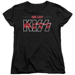 Kiss - Womens One Last Kiss T-Shirt