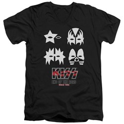 Kiss - Mens End Of The Road V-Neck T-Shirt