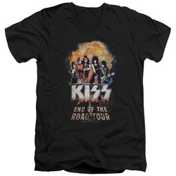 Kiss - Mens Boom V-Neck T-Shirt