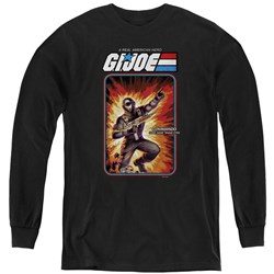 G.I. Joe - Youth Snake Eyes Card Long Sleeve T-Shirt