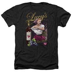 I Love Lucy - Mens Bitter Grapes Heather T-Shirt
