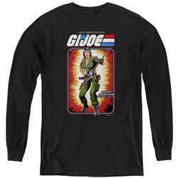G.I. Joe - Youth Lady Jaye Card Long Sleeve T-Shirt