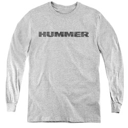 Hummer - Youth Distressed Hummer Logo Long Sleeve T-Shirt