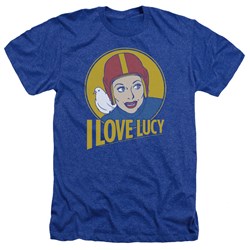 I Love Lucy - Mens Lb Super Comic Heather T-Shirt
