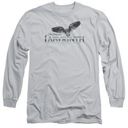 Labyrinth - Mens Owl Logo Long Sleeve Shirt In Silver
