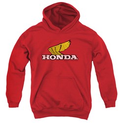 Honda - Youth Yellow Wing Logo Pullover Hoodie