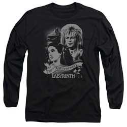 Labyrinth - Mens Anniversary Long Sleeve Shirt In Black