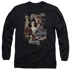 Labyrinth - Mens 25 Years Of Magic Long Sleeve Shirt In Black