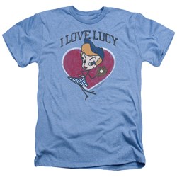 I Love Lucy - Mens Baseball Diva Heather T-Shirt