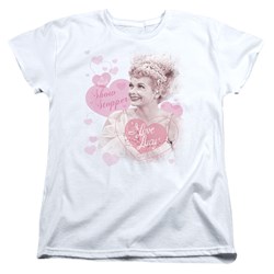 I Love Lucy - Show Stopper Womens T-Shirt In White