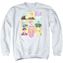 I Love Lucy - Mens So Many Faces Sweater