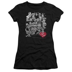 I Love Lucy - 60 Years Of Fun Juniors T-Shirt In Black