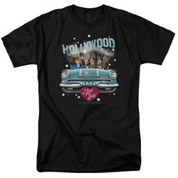 I Love Lucy - Hollywood Road Trip Adult T-Shirt In Black