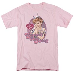 I Love Lucy - Sweet & Sassy Adult T-Shirt In Pink