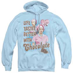 I Love Lucy - Mens Better With Chocolate Pullover Hoodie