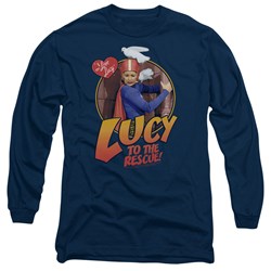 I Love Lucy - Mens To The Rescue Long Sleeve T-Shirt