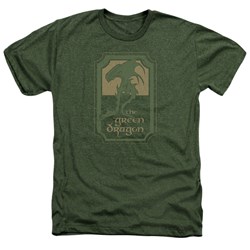 Lord Of The Rings - Mens Green Dragon Tavern Heather T-Shirt