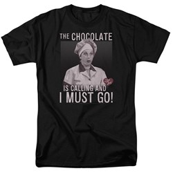 I Love Lucy - Mens Chocolate Calling T-Shirt
