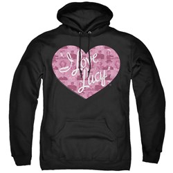 I Love Lucy - Mens Many Moods Logo Pullover Hoodie