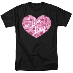 I Love Lucy - Mens Many Moods Logo T-Shirt