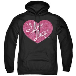 I Love Lucy - Mens Floral Logo Pullover Hoodie