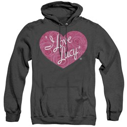 I Love Lucy - Mens Floral Logo Hoodie