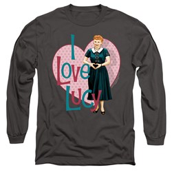 I Love Lucy - Mens Heart You Long Sleeve T-Shirt