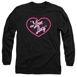 I Love Lucy - Mens Neon Logo Long Sleeve T-Shirt