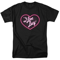 I Love Lucy - Mens Neon Logo T-Shirt
