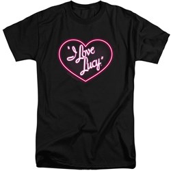 I Love Lucy - Mens Neon Logo Tall T-Shirt