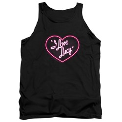 I Love Lucy - Mens Neon Logo Tank Top