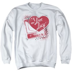 I Love Lucy - Mens Spray Paint Heart Sweater