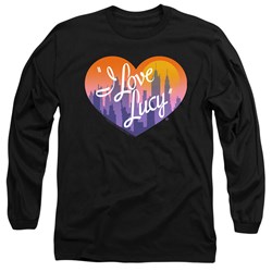 I Love Lucy - Mens Heart Of The City Long Sleeve T-Shirt