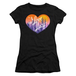 I Love Lucy - Juniors Heart Of The City T-Shirt