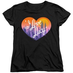 I Love Lucy - Womens Heart Of The City T-Shirt