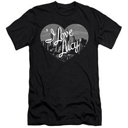 I Love Lucy - Mens Nostalgic City Premium Slim Fit T-Shirt