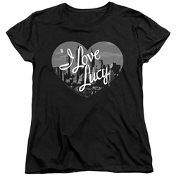 I Love Lucy - Womens Nostalgic City T-Shirt