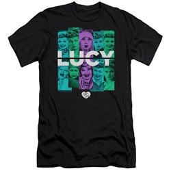 I Love Lucy - Mens Shades Of Lucy Premium Slim Fit T-Shirt
