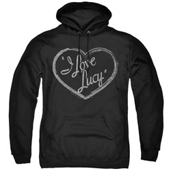 I Love Lucy - Mens Glitter Logo Pullover Hoodie