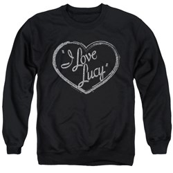 I Love Lucy - Mens Glitter Logo Sweater