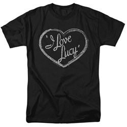 I Love Lucy - Mens Glitter Logo T-Shirt