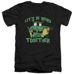 I Love Lucy - Mens Weird Together V-Neck T-Shirt