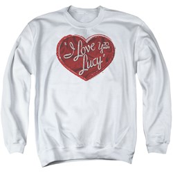 I Love Lucy - Mens Red Glitter 75 Sweater