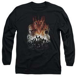 Lord Of The Rings - Evil Rising Adult Long Sleeve T-Shirt In Black