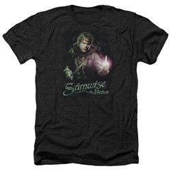 Lord Of The Rings - Samwise The Brave Adult Heather T-Shirt In Black