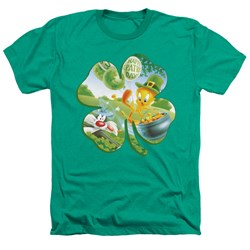 Looney Tunes - Mens Tweety Shamrock Heather T-Shirt